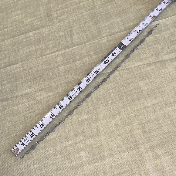 Artisan Handmade Iolite Beaded Necklace - Picture 5 of 5